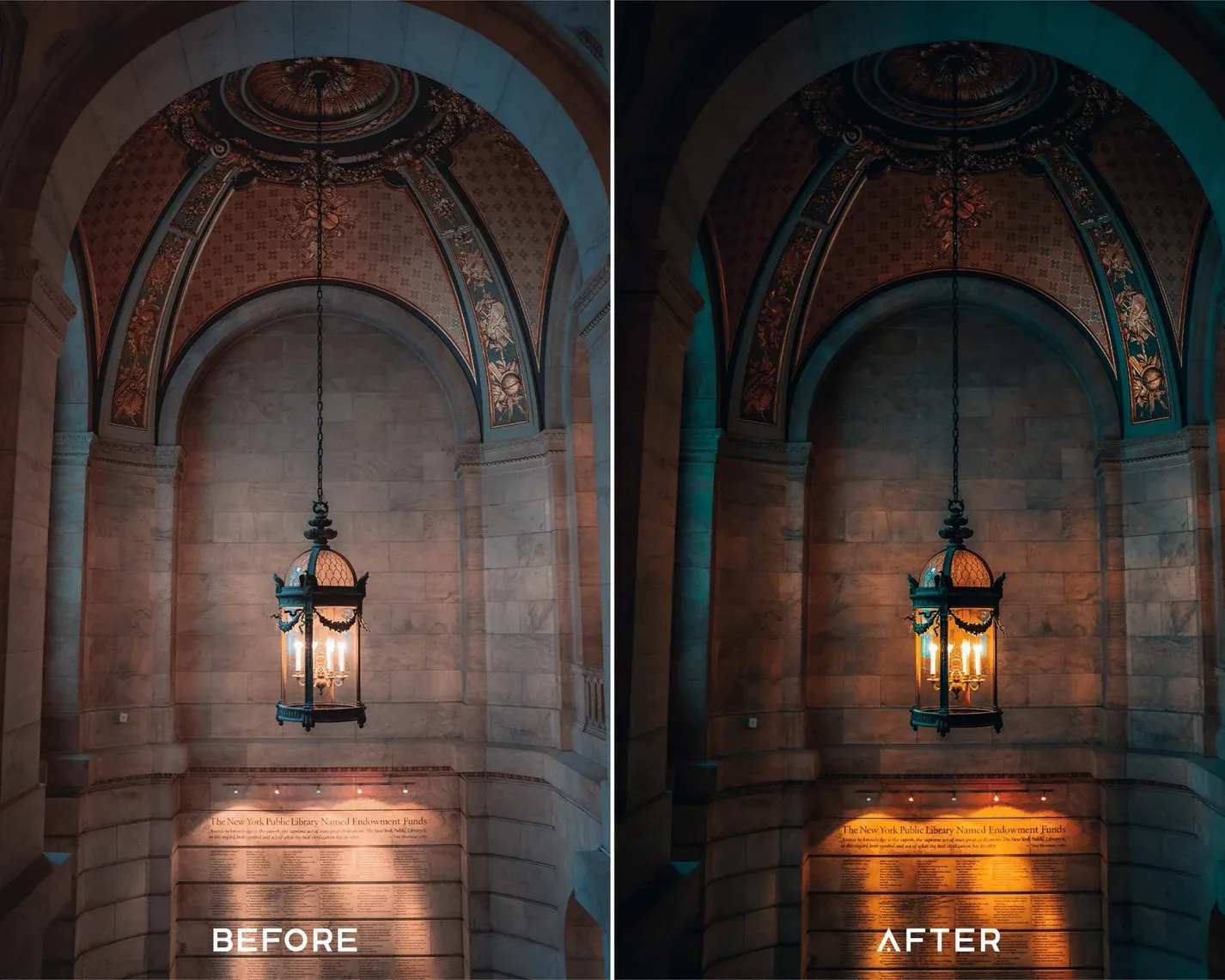 Kodak Portra Capture One Styles Collection — before and after example 1