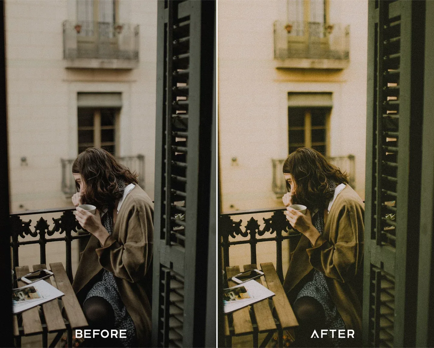 Kodak Portra Capture One Styles Collection — before and after example 4
