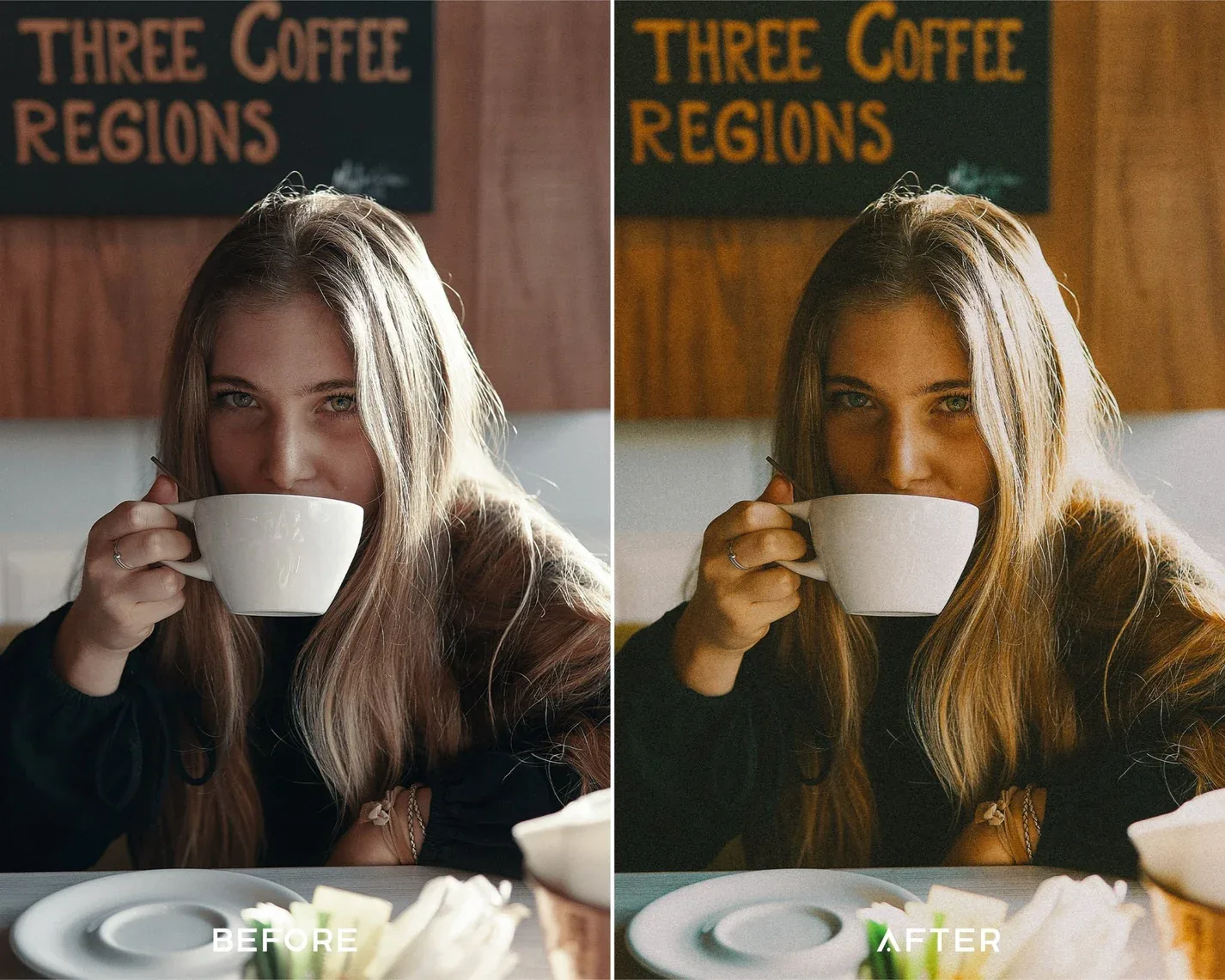 Kodak Portra Capture One Styles Collection — before and after example 1