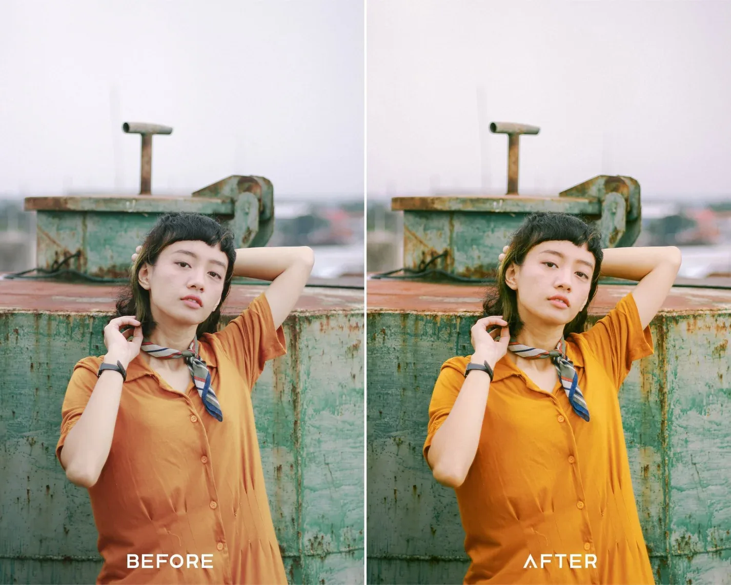 Kodak Portra Capture One Styles Collection — before and after example 3
